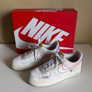 Nike Stitch Air Force 1 Low Top Sneakers